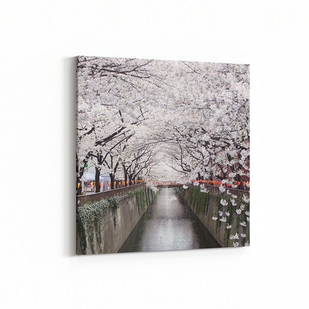 Olla 13418K Doğa / Manzara Görseli Kare Kanvas Tablo (Ölçü: 25X25)