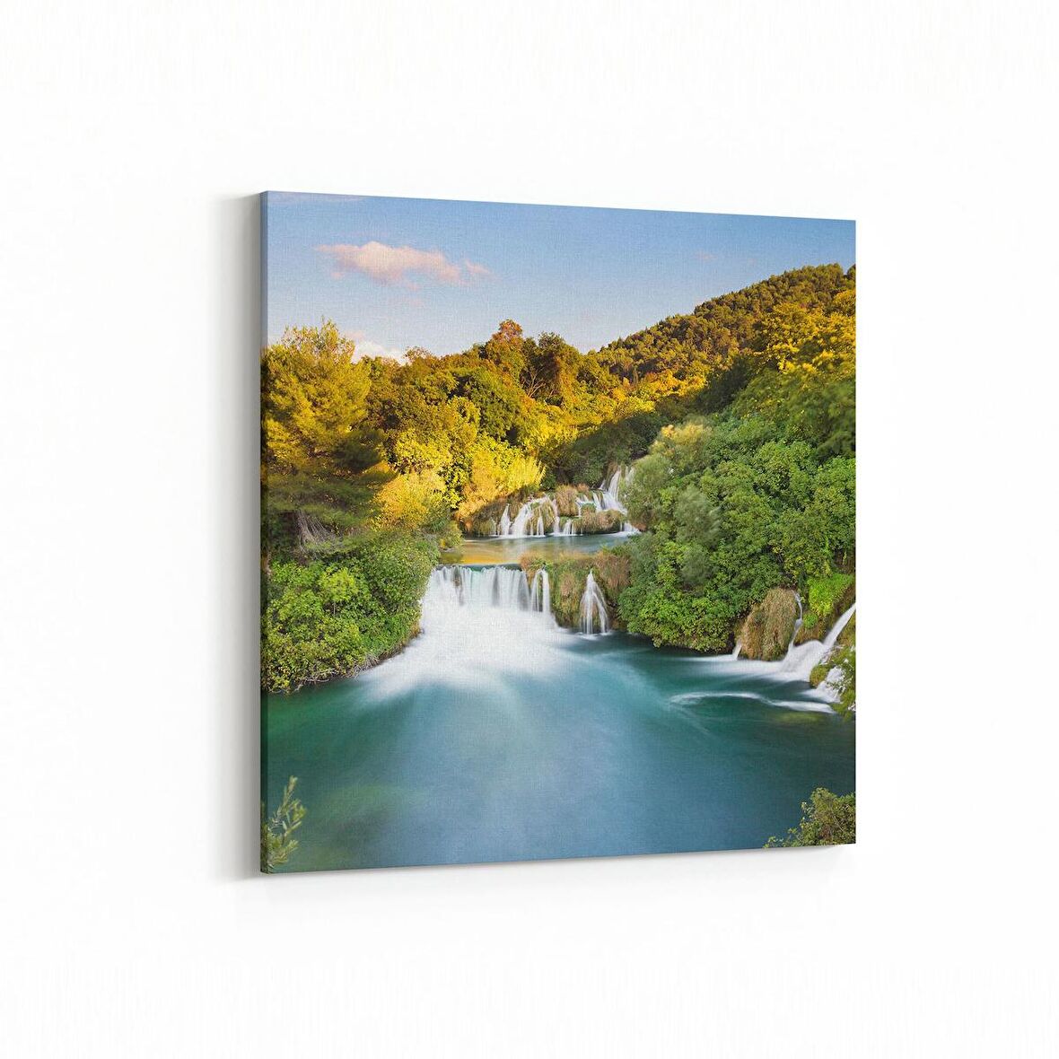 Olla 13398K Doğa / Manzara Görseli Kare Kanvas Tablo (Ölçü: 30X30)