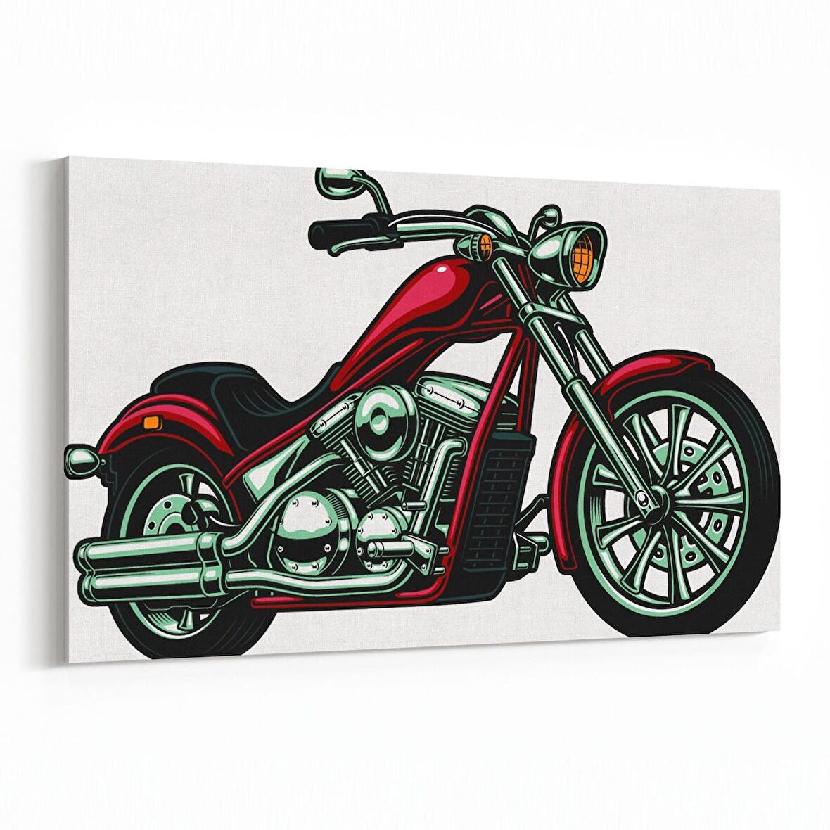 Olla 12378Y Araç Görseli Yatay Kanvas Tablo (Ölçü: 150X100)