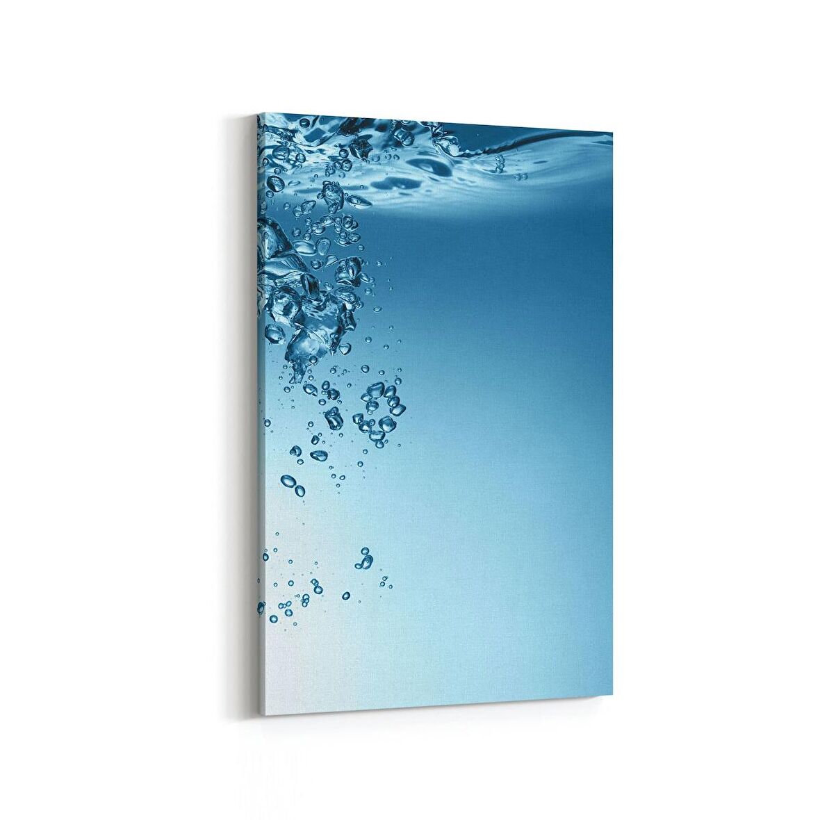 Olla 17234D Su / Damla Görseli Dikey Kanvas Tablo (Ölçü: 20X30)
