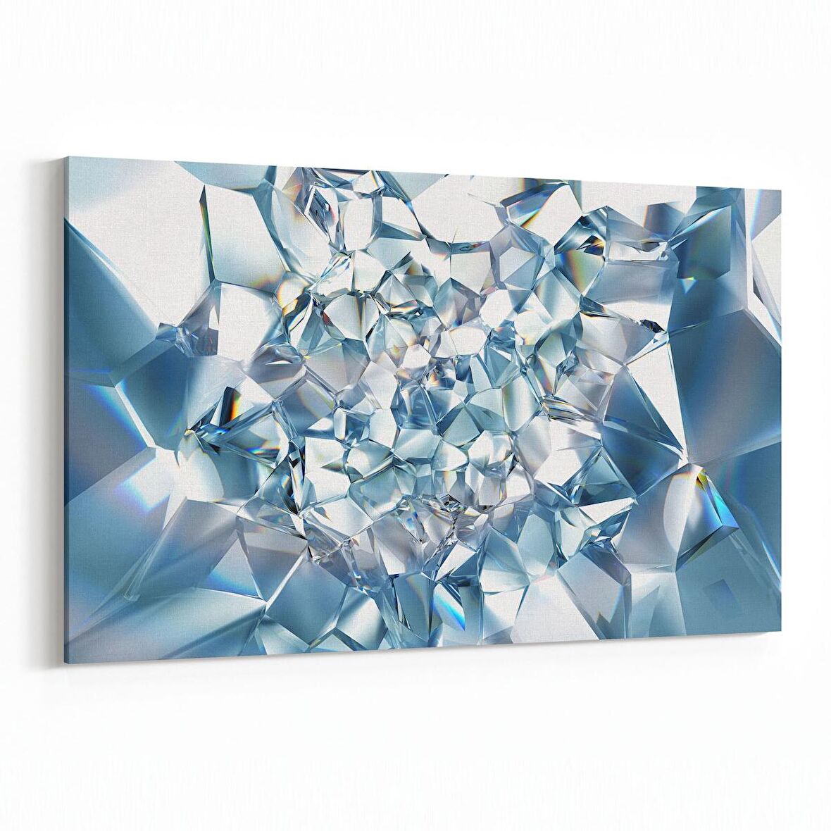 Olla 10083Y Abstract Görsel Yatay Kanvas Tablo (Ölçü: 90X60)