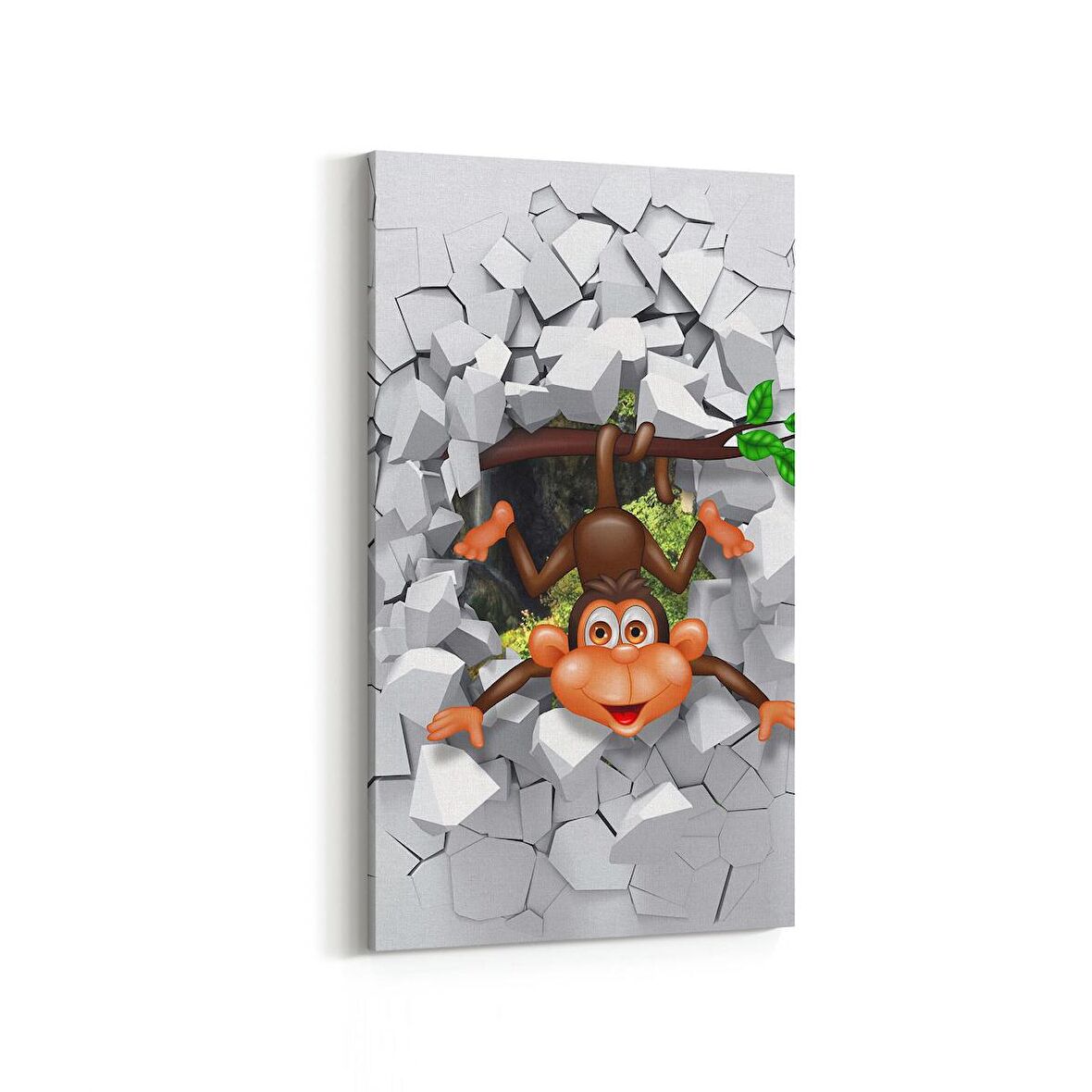 Olla 12731DD Çocuk Odası Görseli Dikey Dar Kanvas Tablo (Ölçü: 40X80)