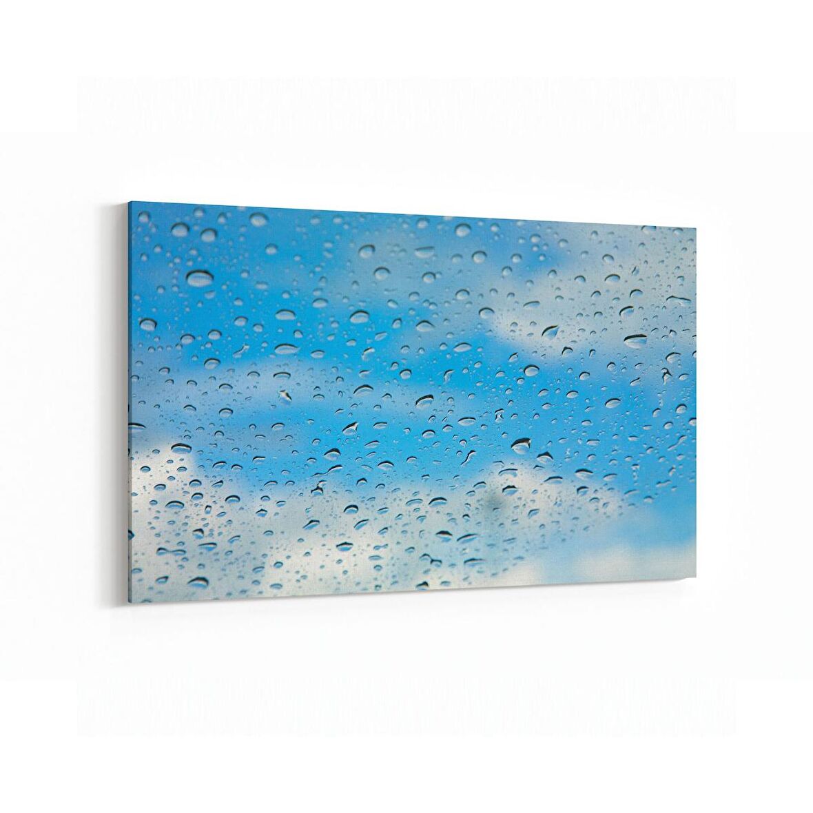 Olla 17292Y Su / Damla Görseli Yatay Kanvas Tablo (Ölçü: 150X100)
