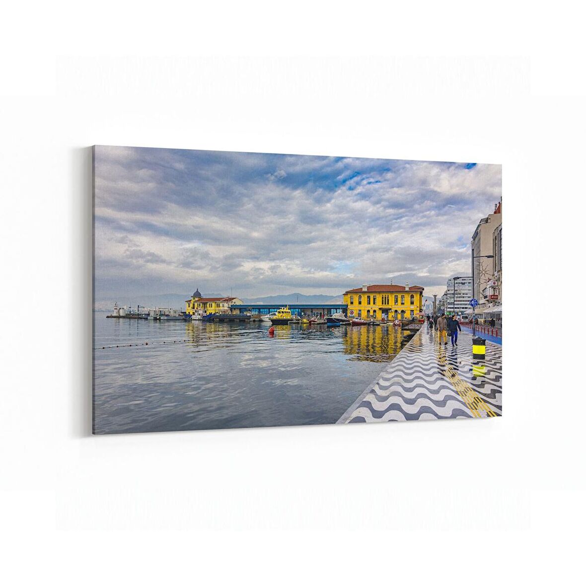 Olla 18724Y Yapı Görseli Yatay Kanvas Tablo (Ölçü: 150X100)