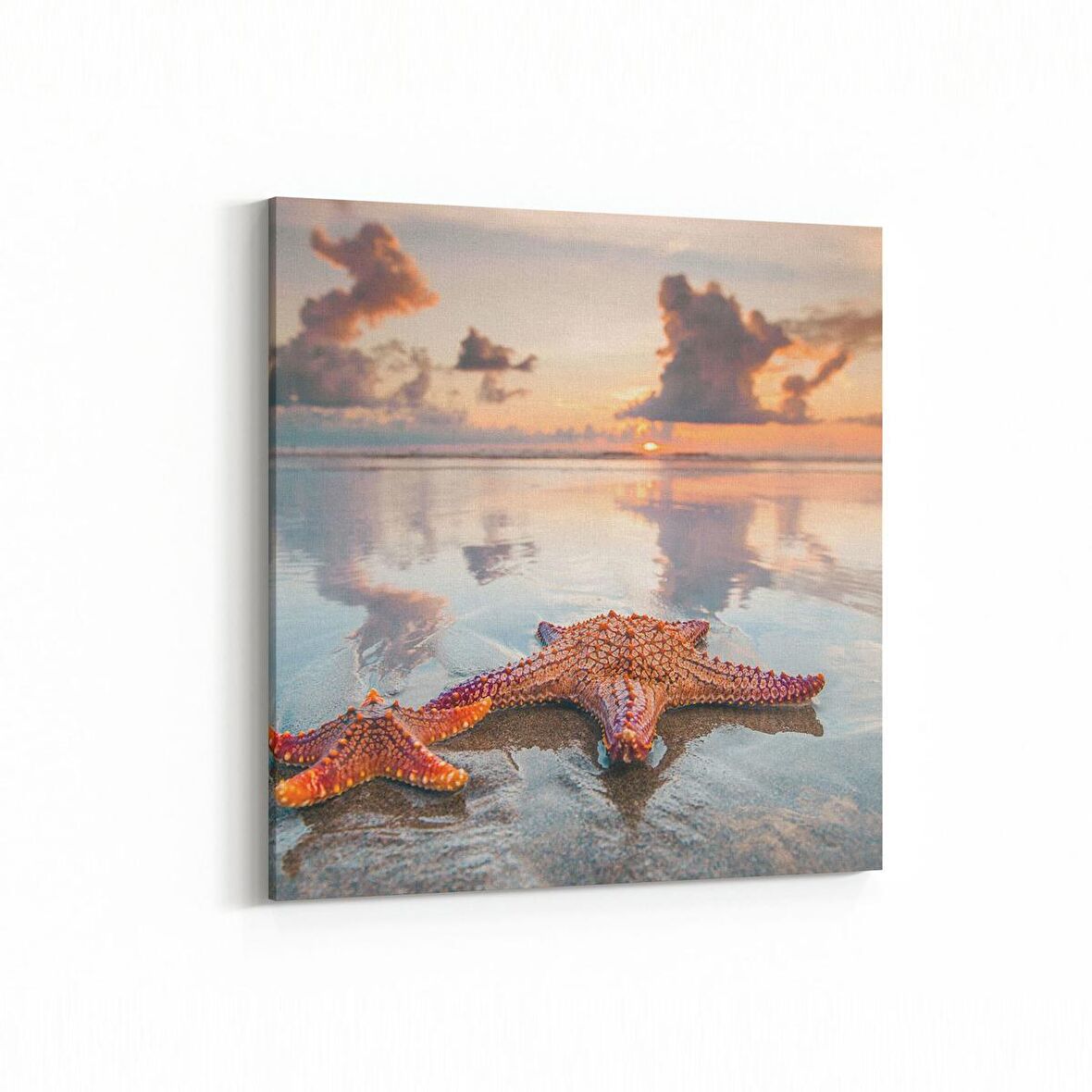 Olla 12970K Deniz / Okyanus Görseli Kare Kanvas Tablo (Ölçü: 25X25)