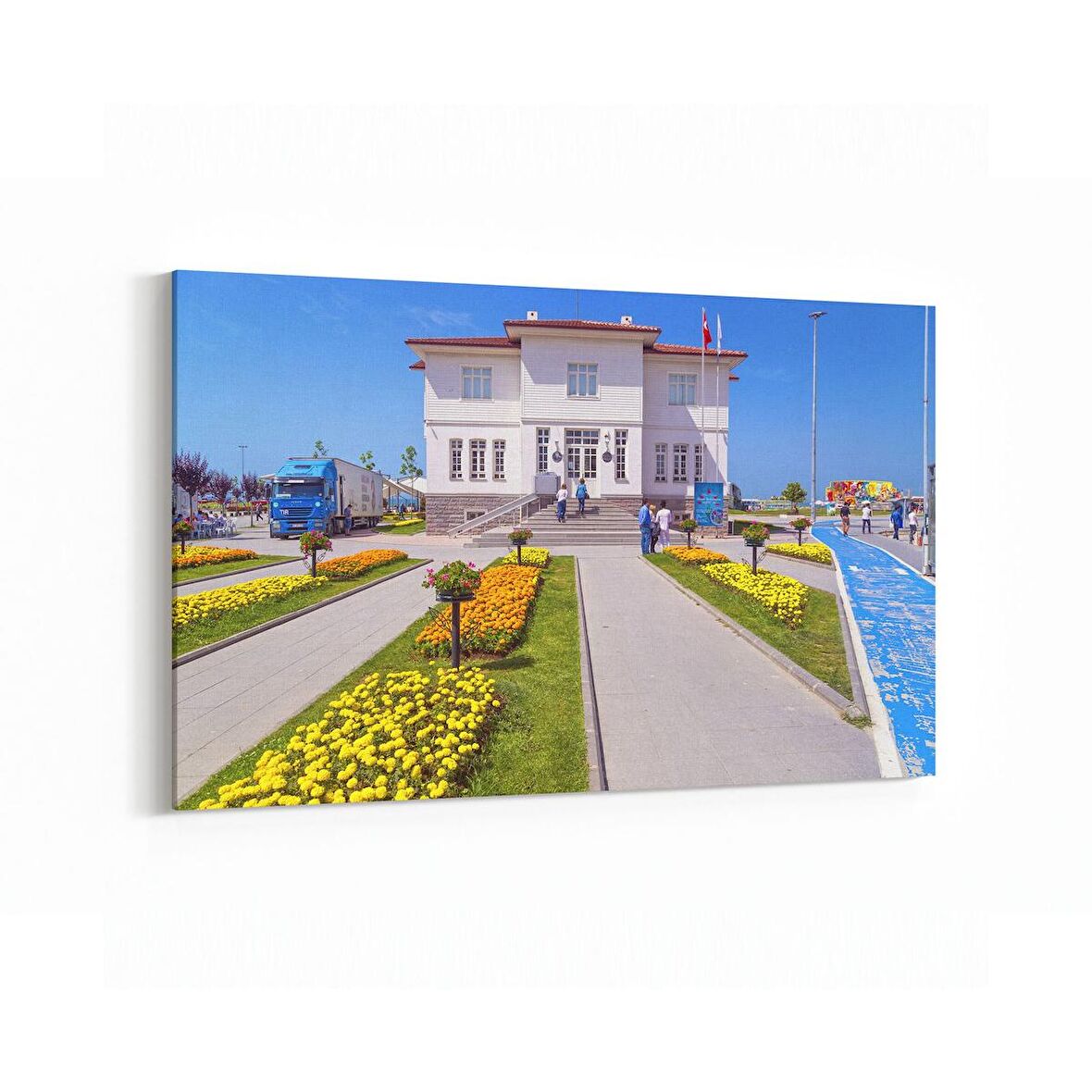 Olla 18596Y Yapı Görseli Yatay Kanvas Tablo (Ölçü: 30X20)