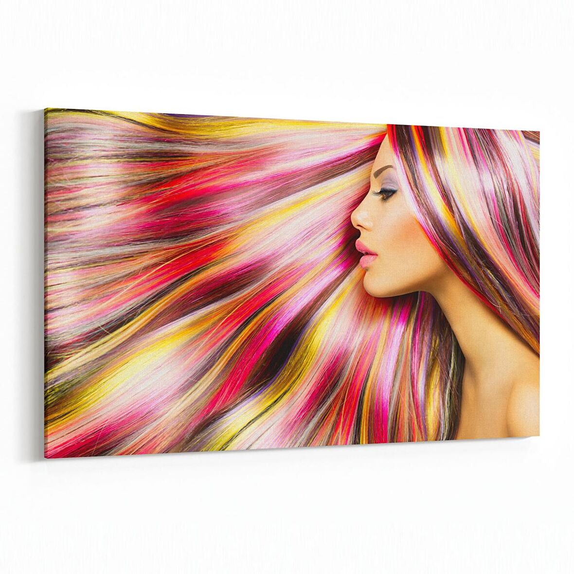 Olla 16830Y Model / Manken Görseli Yatay Kanvas Tablo (Ölçü: 90X60)