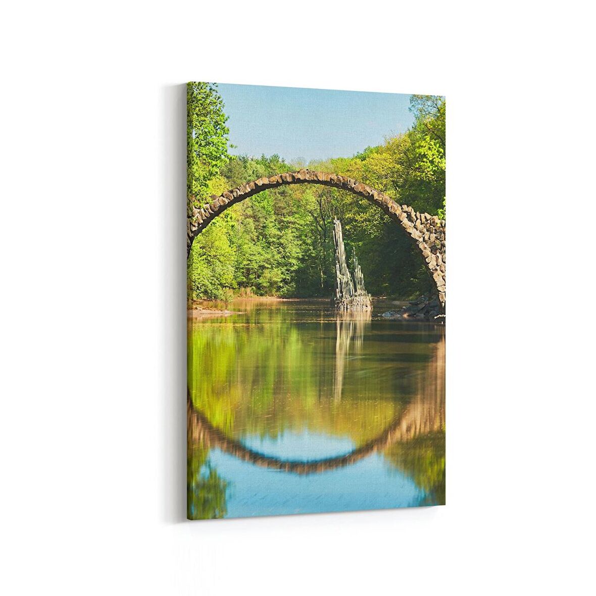 Olla 14031D Doğa / Manzara Görseli Dikey Kanvas Tablo (Ölçü: 100X150)