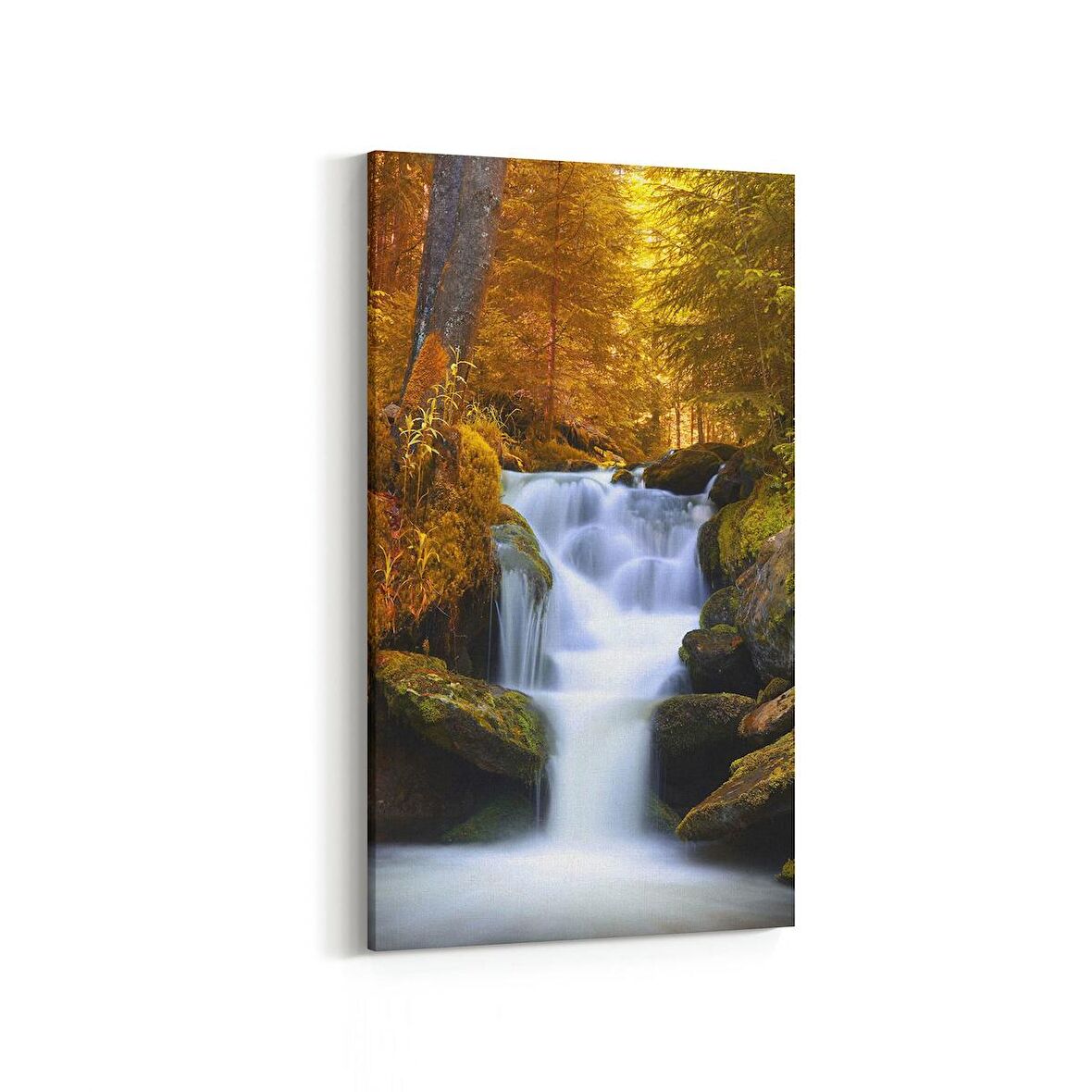 Olla 13726DD Doğa / Manzara Görseli Dikey Dar Kanvas Tablo (Ölçü: 30X60)