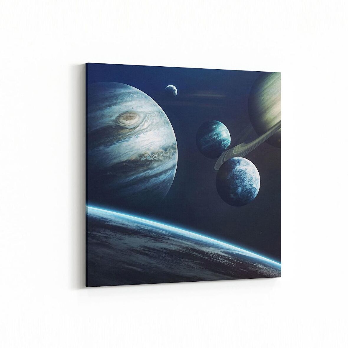 Olla 17678K Uzay Görseli Kare Kanvas Tablo (Ölçü: 30X30)