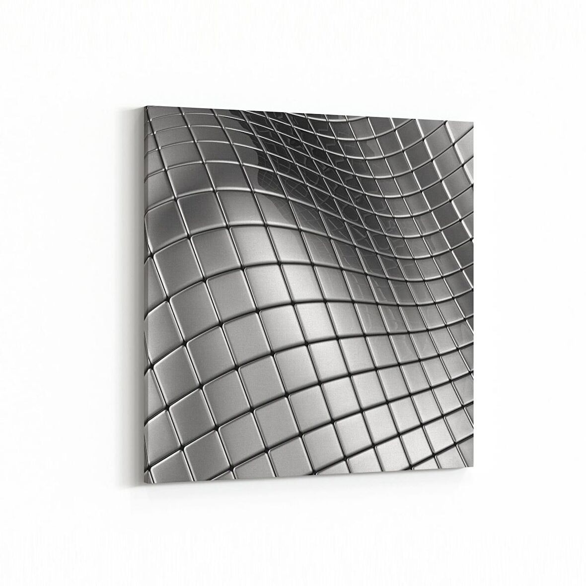 Olla 10348K Abstract Görsel Kare Kanvas Tablo (Ölçü: 100X100)