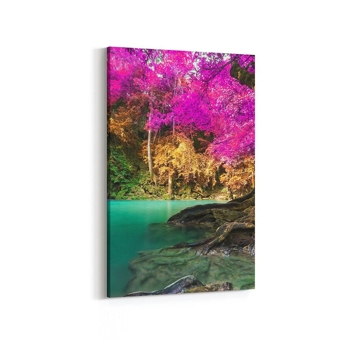 Olla 13915D Doğa / Manzara Görseli Dikey Kanvas Tablo (Ölçü: 60X90)