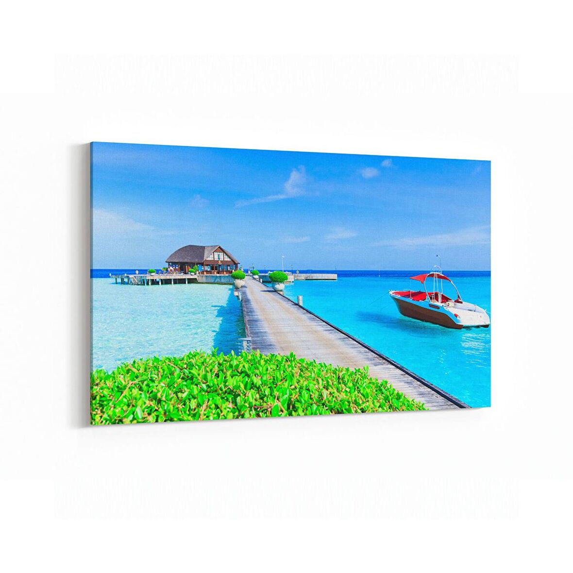 Olla 18507Y Yapı Görseli Yatay Kanvas Tablo (Ölçü: 70X50)