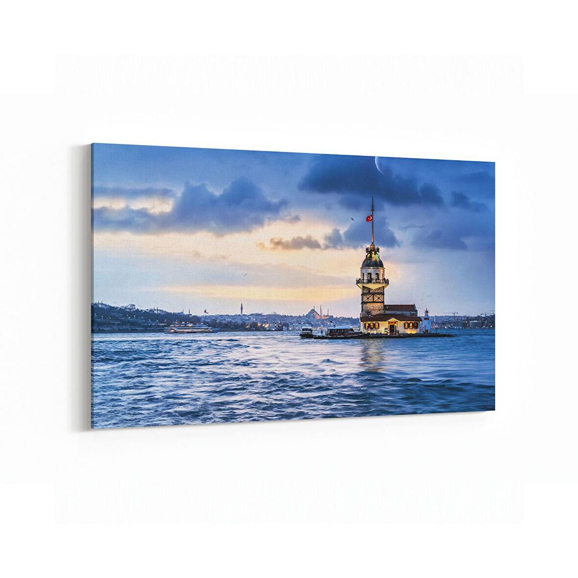 Olla 18130Y Yapı Görseli Yatay Kanvas Tablo (Ölçü: 120X80)