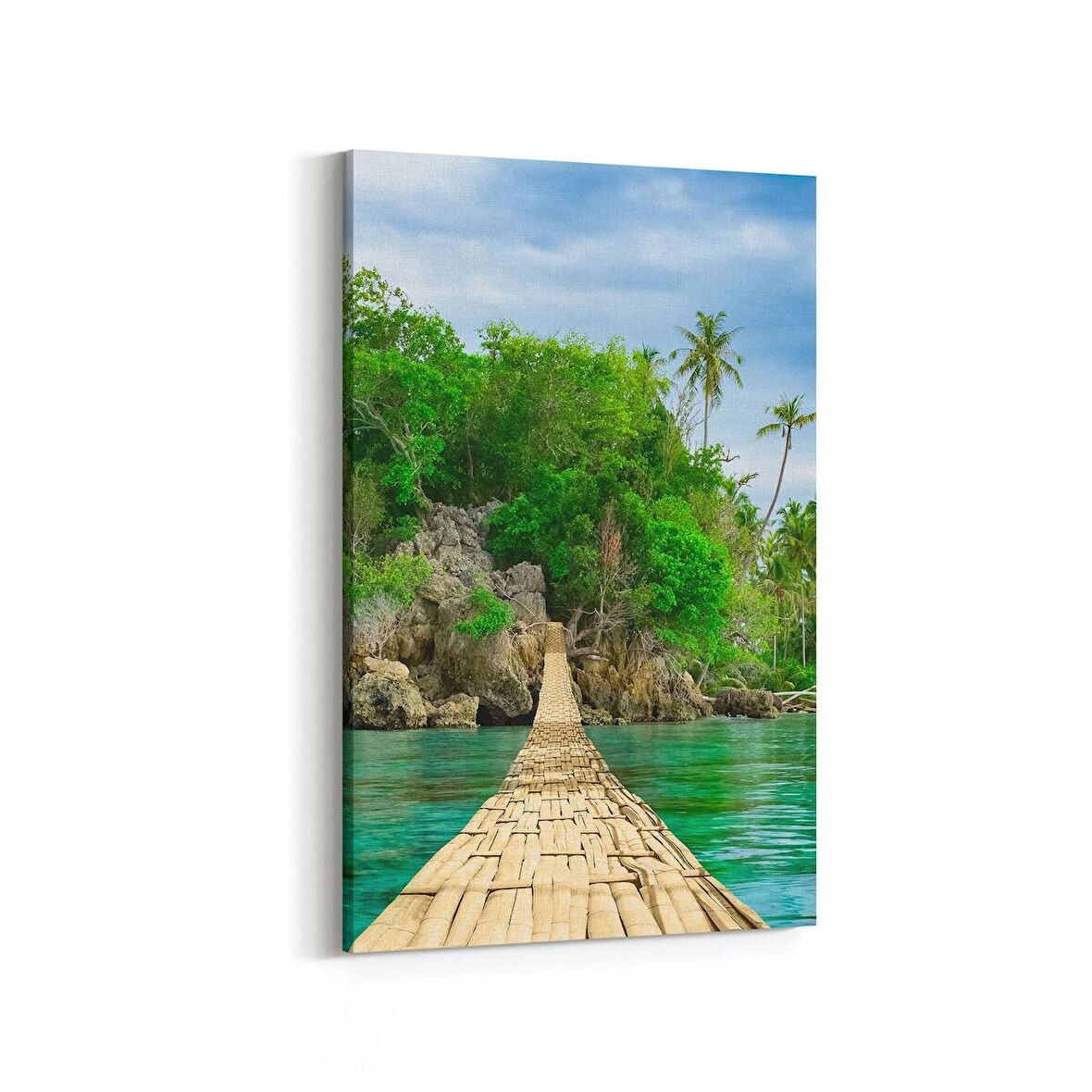 Olla 14195D Doğa / Manzara Görseli Dikey Kanvas Tablo (Ölçü: 60X90)