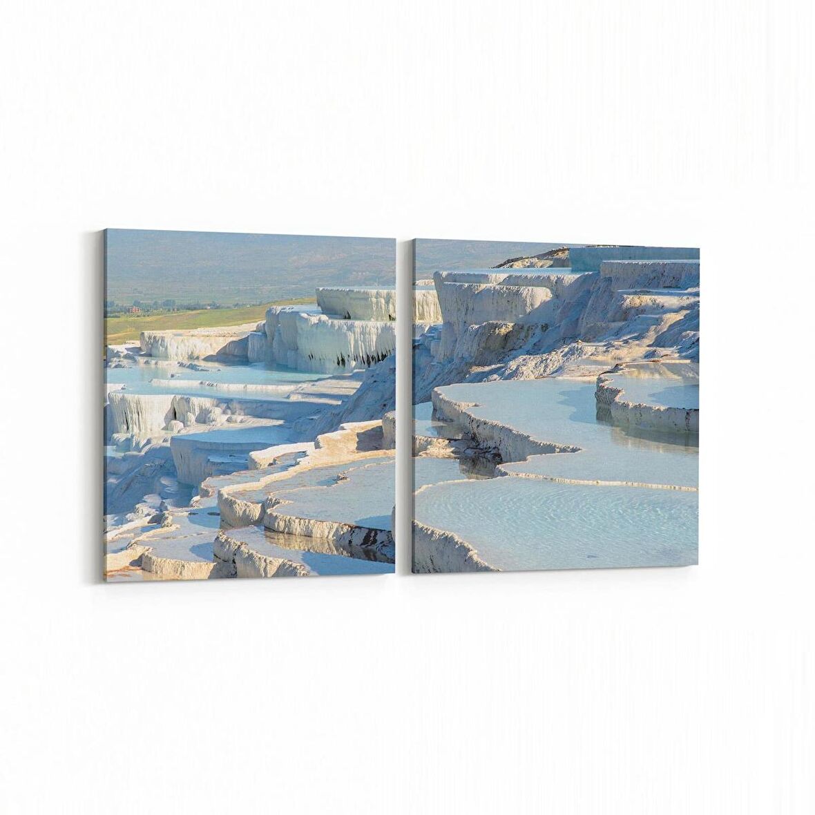 Olla 14009K2Y Doğa / Manzara Görseli Kare 2'li Yatay Kanvas Tablo (Ölçü: 145X70)