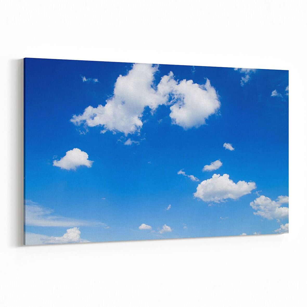 Olla 15461Y Gökyüzü Bulut Görseli  Yatay Kanvas Tablo (Ölçü: 45X30)