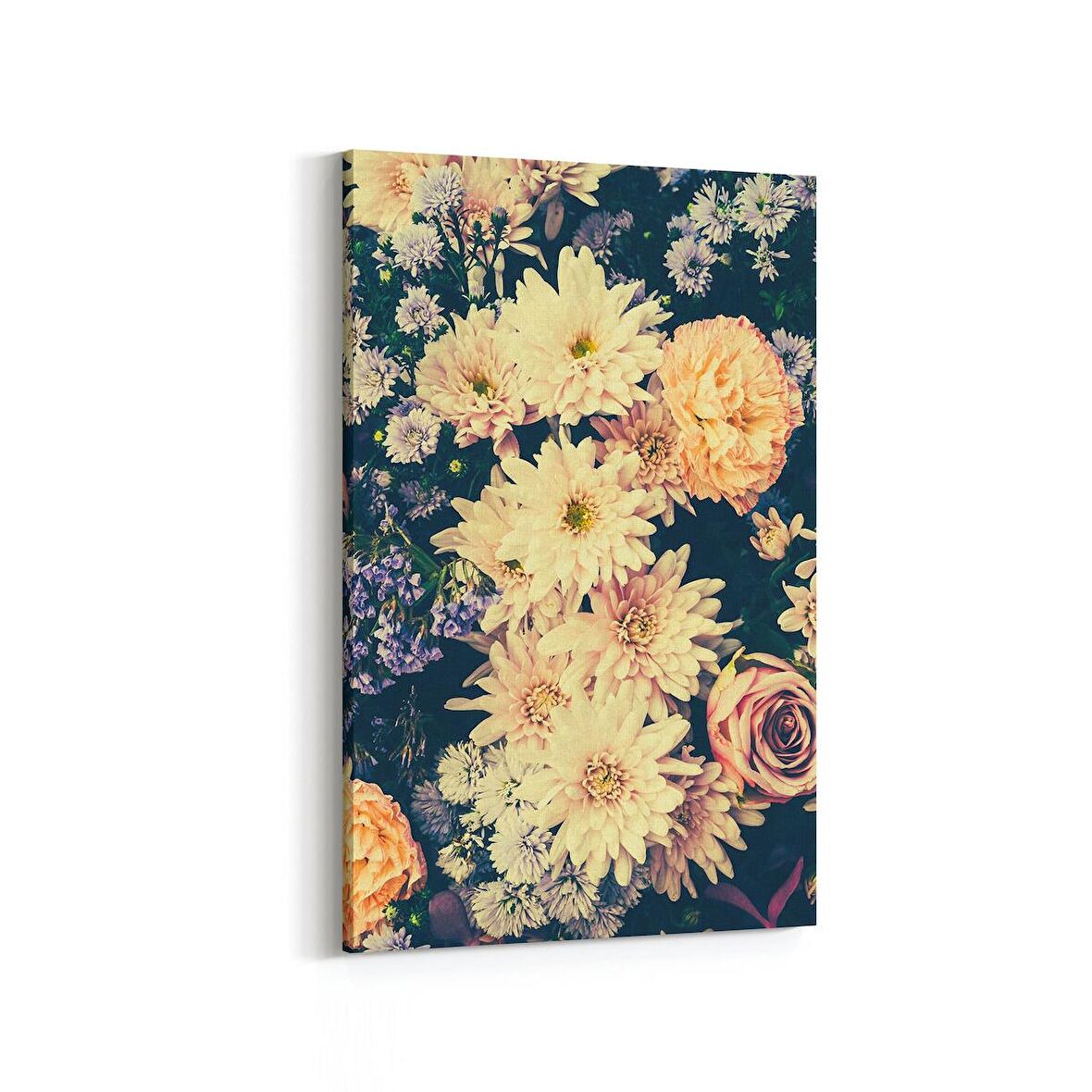 Olla 11778D Çiçek Görseli Dikey Kanvas Tablo (Ölçü: 100X150)