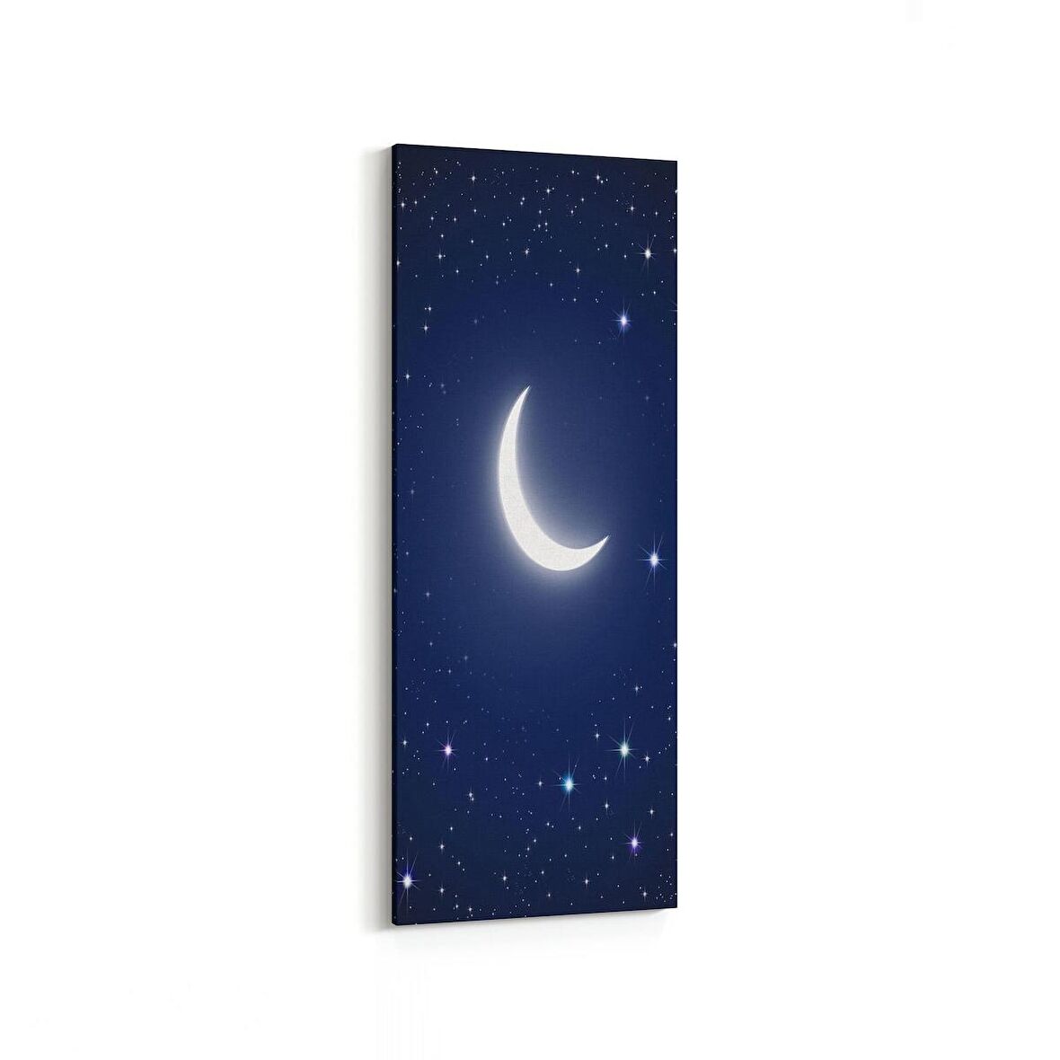 Olla 14829DI Gece Gökyüzü Görseli Dikey İnce Kanvas Tablo (Ölçü: 40X120)