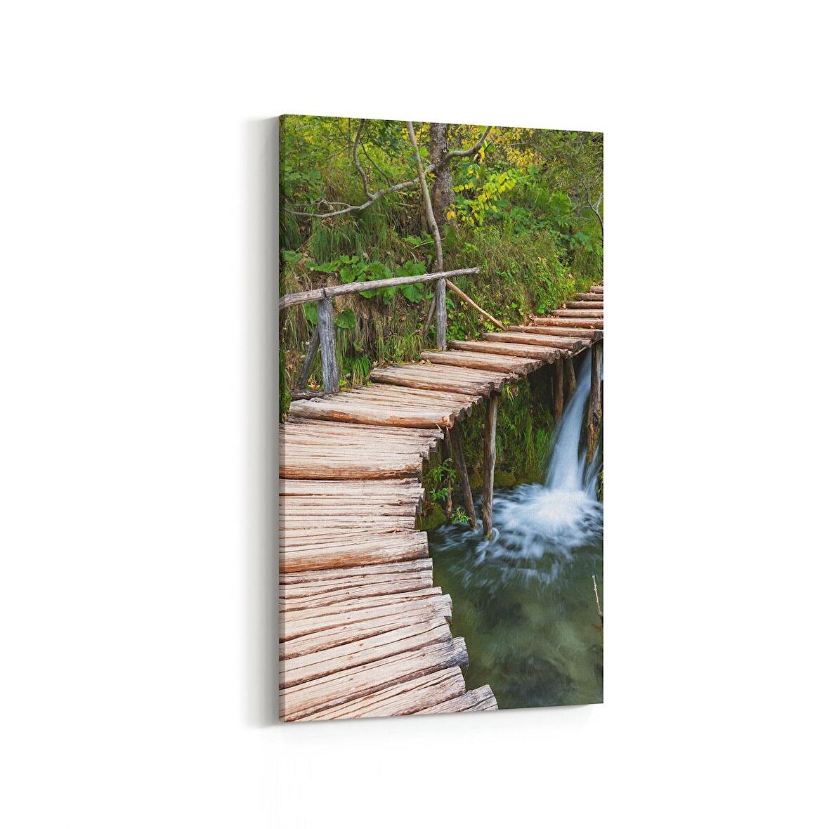 Olla 14166DD Doğa / Manzara Görseli Dikey Dar Kanvas Tablo (Ölçü: 60X120)