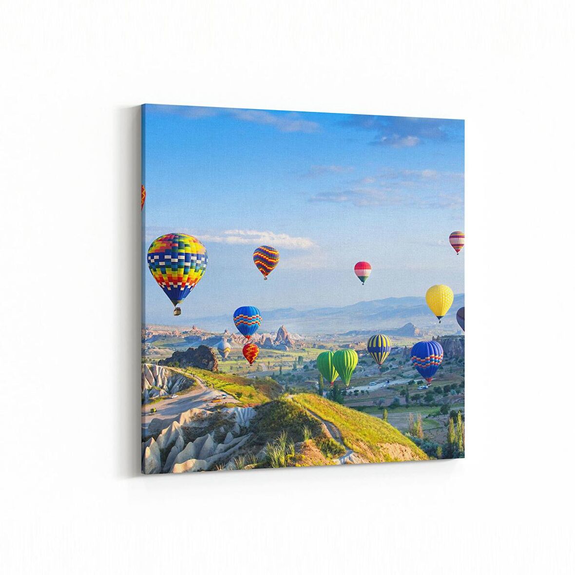 Olla 14227K Doğa / Manzara Görseli Kare Kanvas Tablo (Ölçü: 30X30)