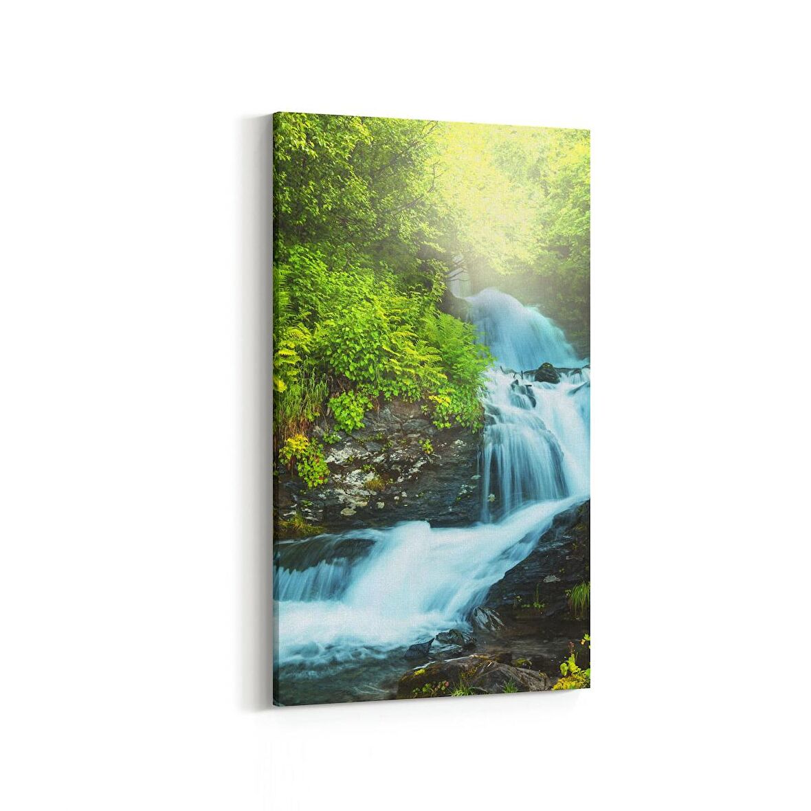 Olla 13367DD Doğa / Manzara Görseli Dikey Dar Kanvas Tablo (Ölçü: 60X120)