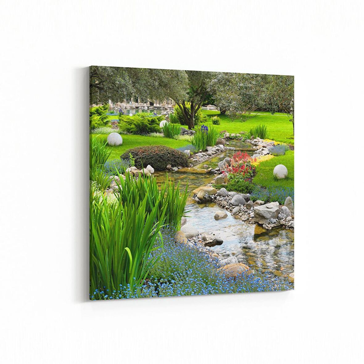 Olla 14582K Doğa / Manzara Görseli Kare Kanvas Tablo (Ölçü: 25X25)