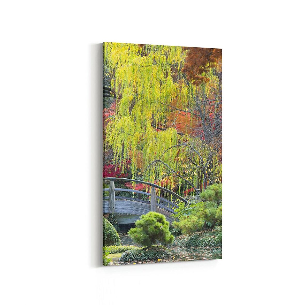 Olla 13615DD Doğa / Manzara Görseli Dikey Dar Kanvas Tablo (Ölçü: 60X120)