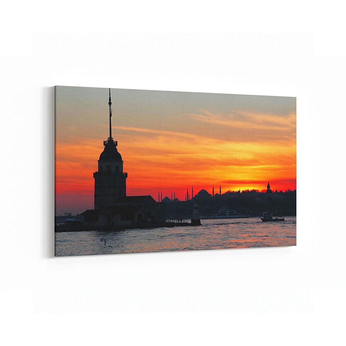 Olla 18411Y Yapı Görseli Yatay Kanvas Tablo (Ölçü: 45X30)