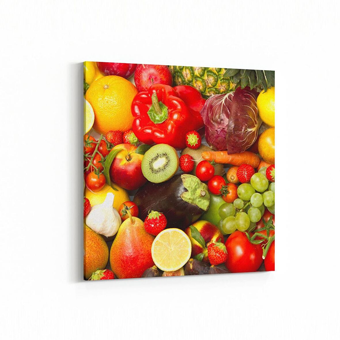 Olla 15016K Gıda Görseli Kare Kanvas Tablo (Ölçü: 25X25)