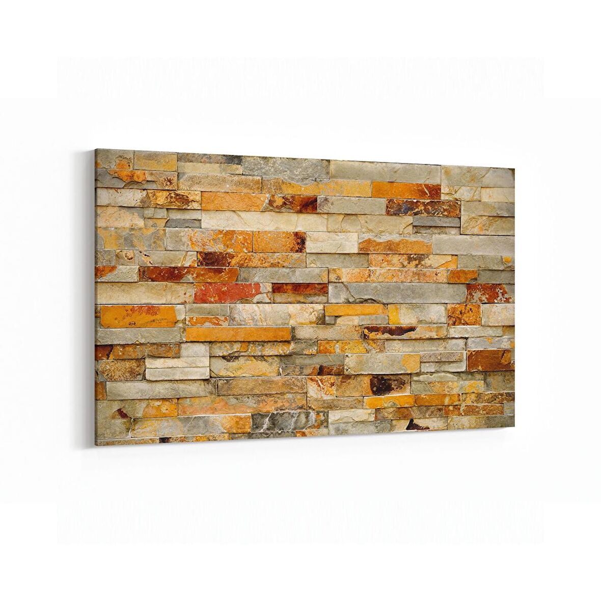 Olla 17359Y Taş / Tuğla Görseli Yatay Kanvas Tablo (Ölçü: 30X20)