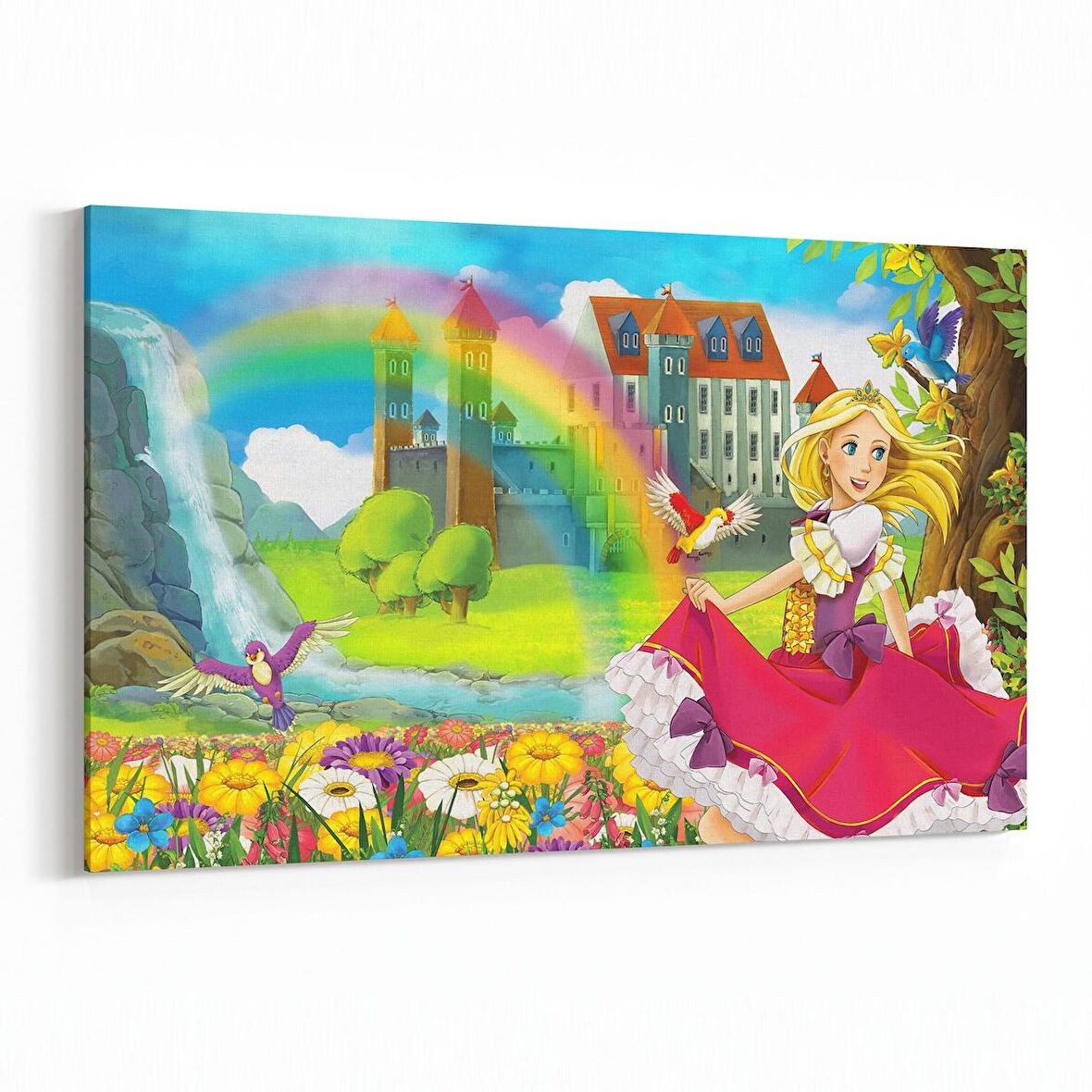 Olla 12734Y Çocuk Odası Görseli Yatay Kanvas Tablo (Ölçü: 150X100)