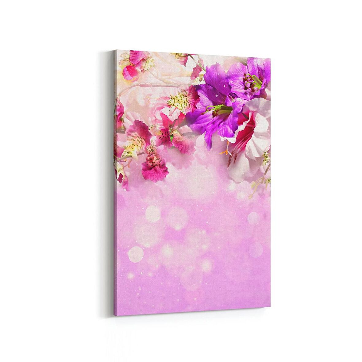 Olla 11561D Çiçek Görseli Dikey Kanvas Tablo (Ölçü: 100X150)