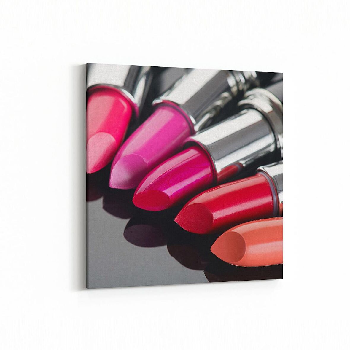 Olla 16296K Kuaför / Berber Görseli Kare Kanvas Tablo (Ölçü: 30X30)