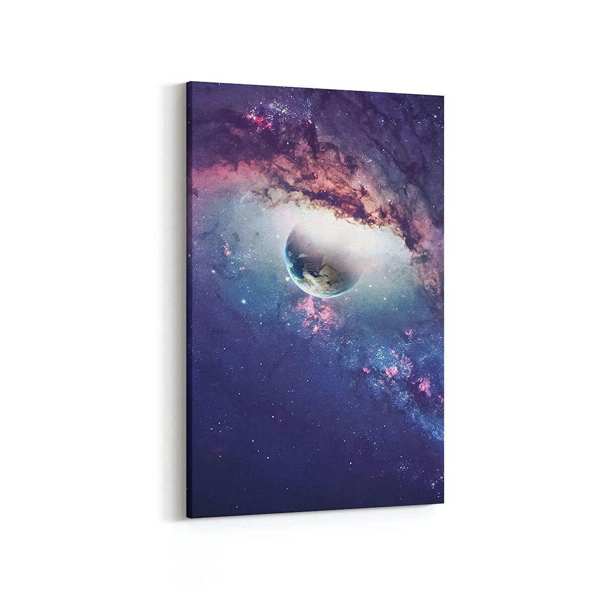 Olla 17654D Uzay Görseli Dikey Kanvas Tablo (Ölçü: 100X150)