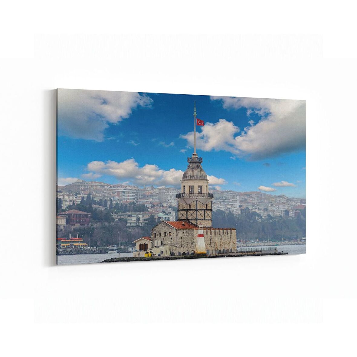 Olla 18285Y Yapı Görseli Yatay Kanvas Tablo (Ölçü: 30X20)