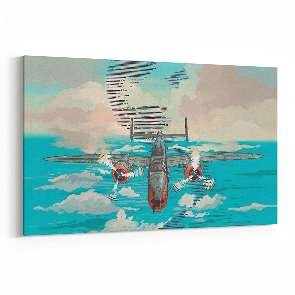 Olla 12266Y Araç Görseli Yatay Kanvas Tablo (Ölçü: 150X100)