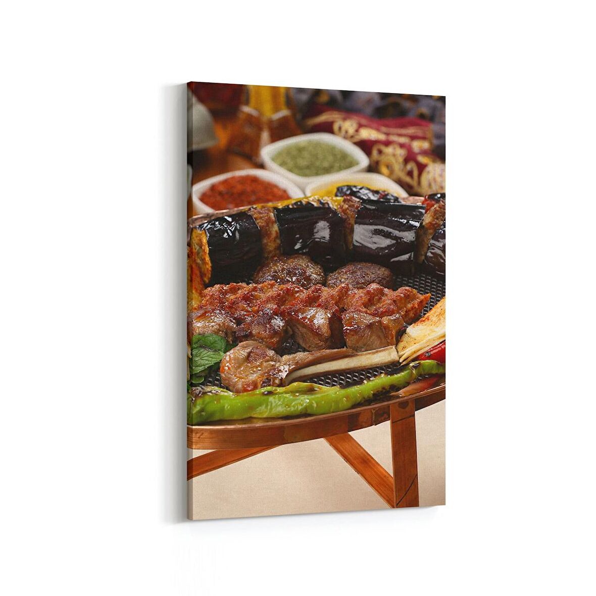 Olla 15064D Gıda Görseli Dikey Kanvas Tablo (Ölçü: 100X150)