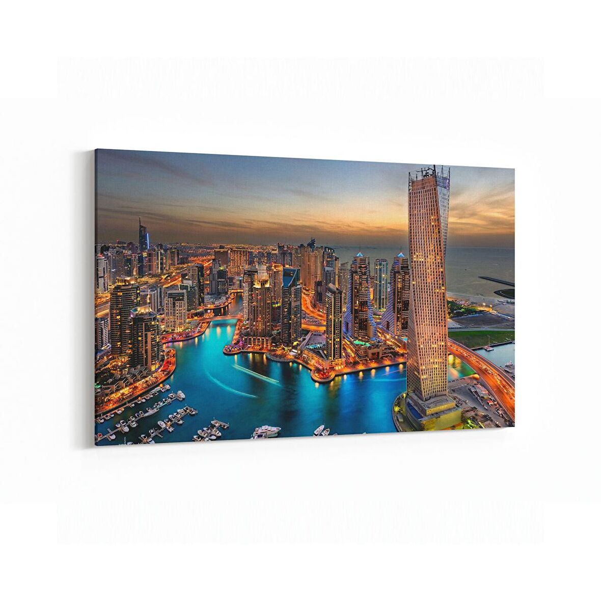 Olla 18180Y Yapı Görseli Yatay Kanvas Tablo (Ölçü: 90X60)