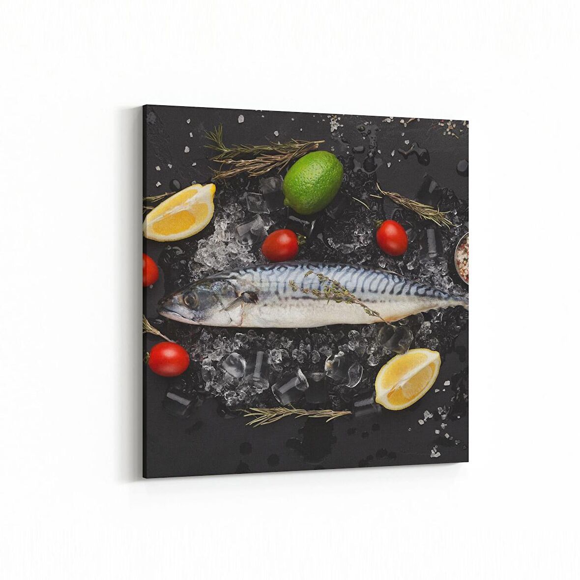 Olla 15012K Gıda Görseli Kare Kanvas Tablo (Ölçü: 25X25)