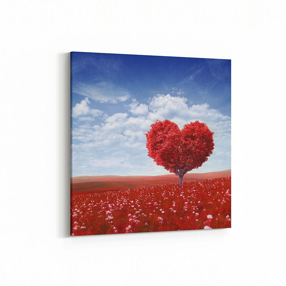 Olla 13368K Doğa / Manzara Görseli Kare Kanvas Tablo (Ölçü: 25X25)