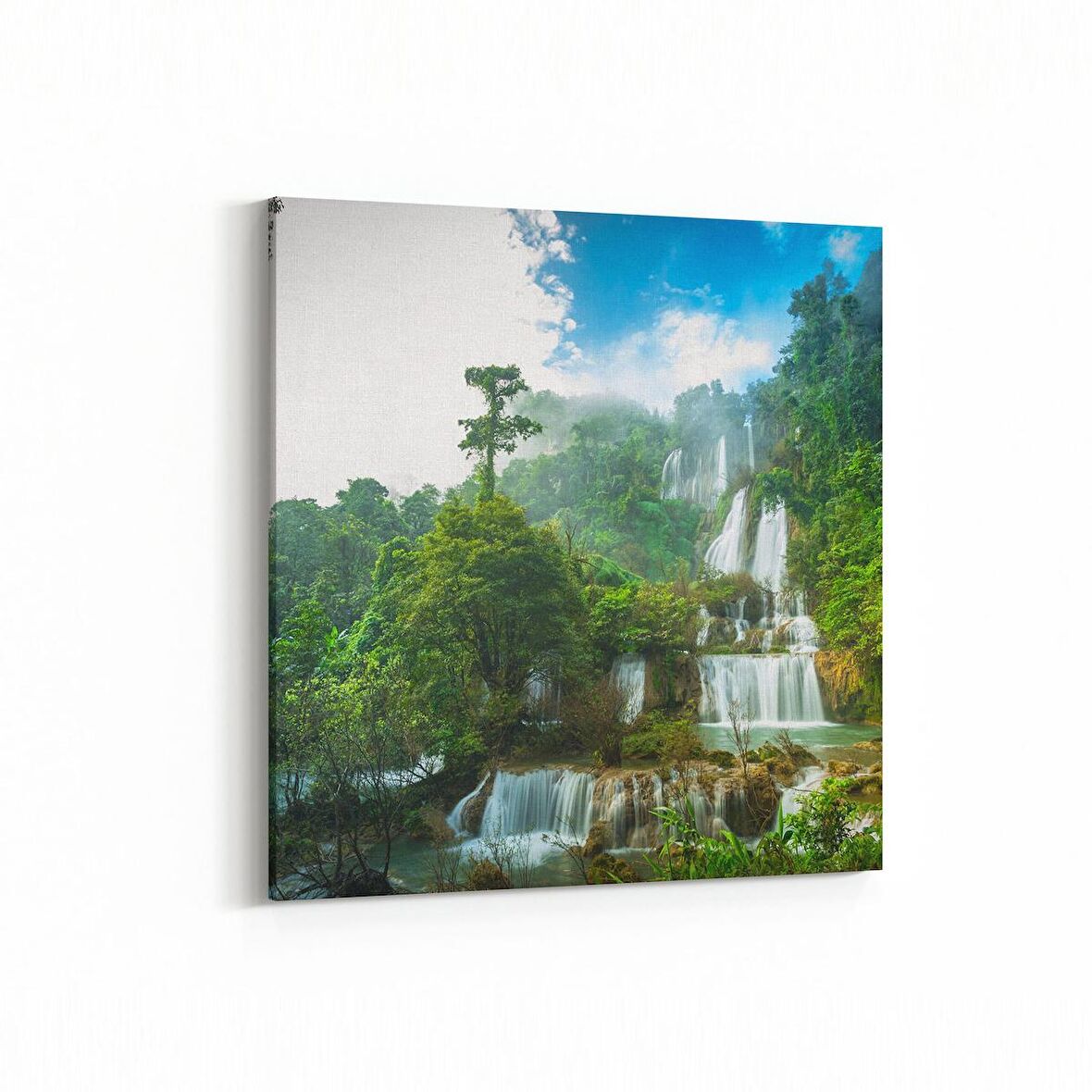 Olla 13773K Doğa / Manzara Görseli Kare Kanvas Tablo (Ölçü: 100X100)