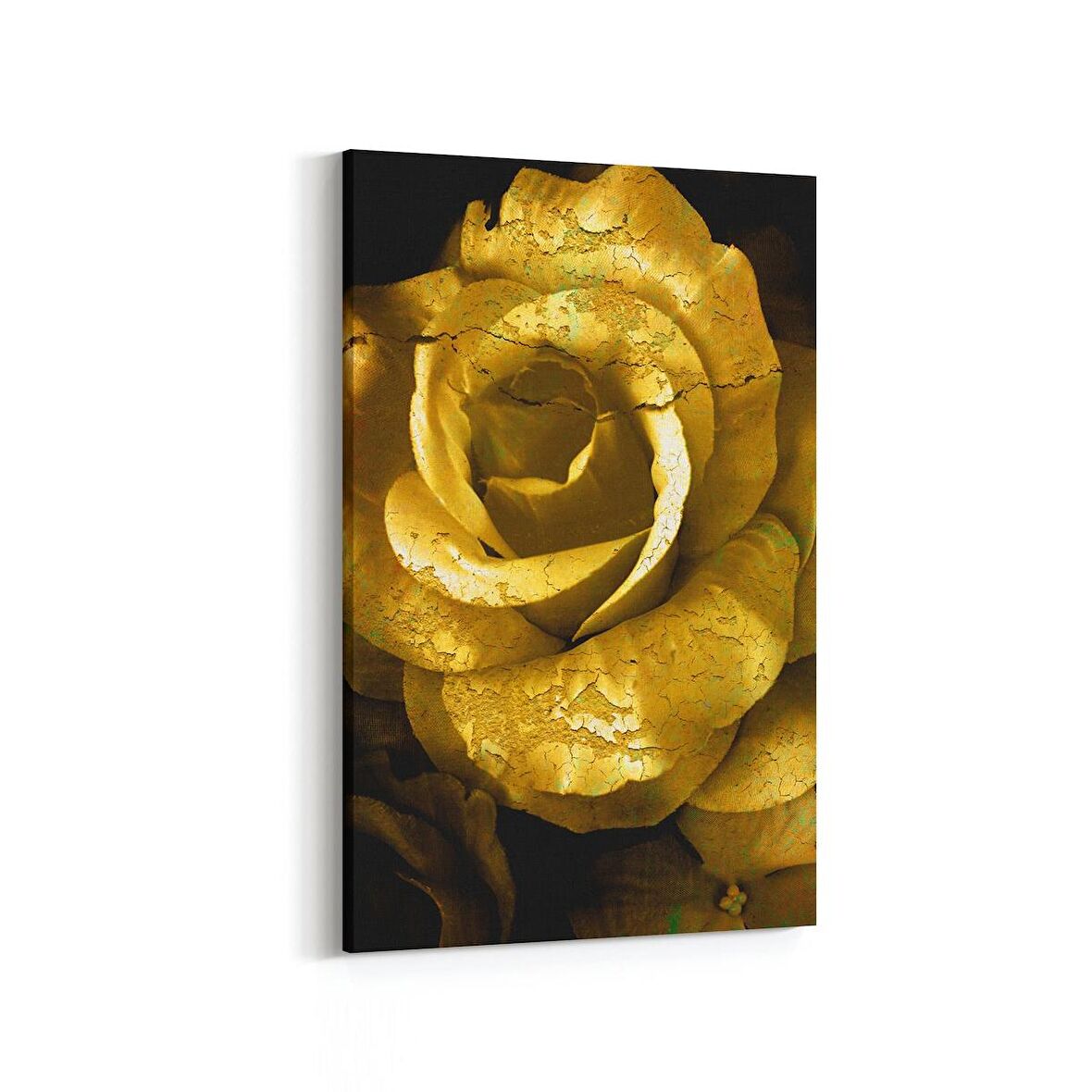 Olla 11593D Çiçek Görseli Dikey Kanvas Tablo (Ölçü: 60X90)