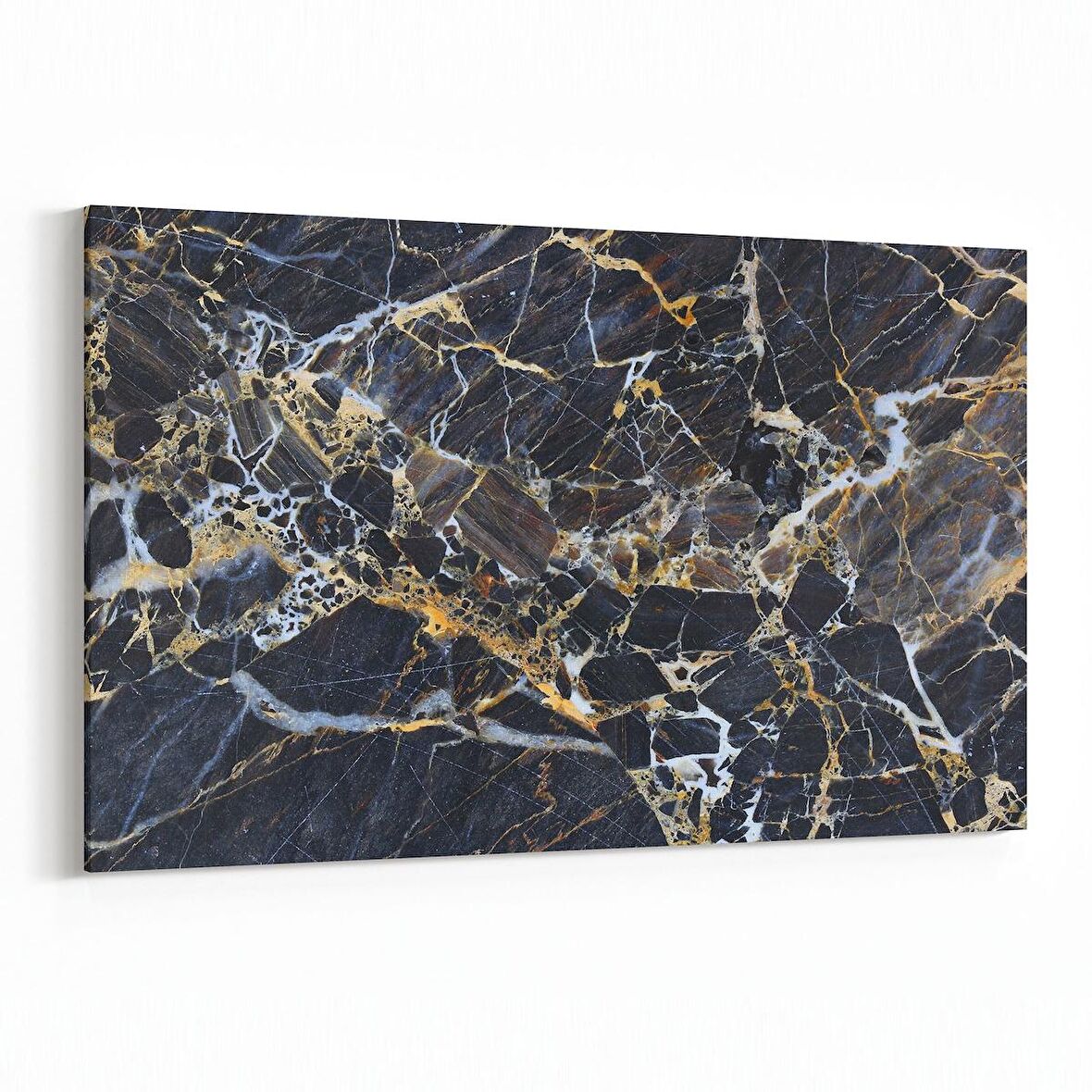 Olla 16711Y Mermer Desen Görsel Yatay Kanvas Tablo (Ölçü: 120X80)