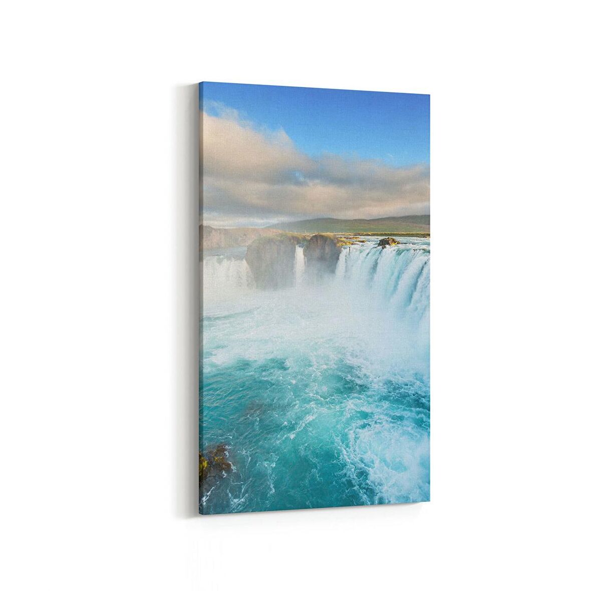 Olla 13399DD Doğa / Manzara Görseli Dikey Dar Kanvas Tablo (Ölçü: 60X120)