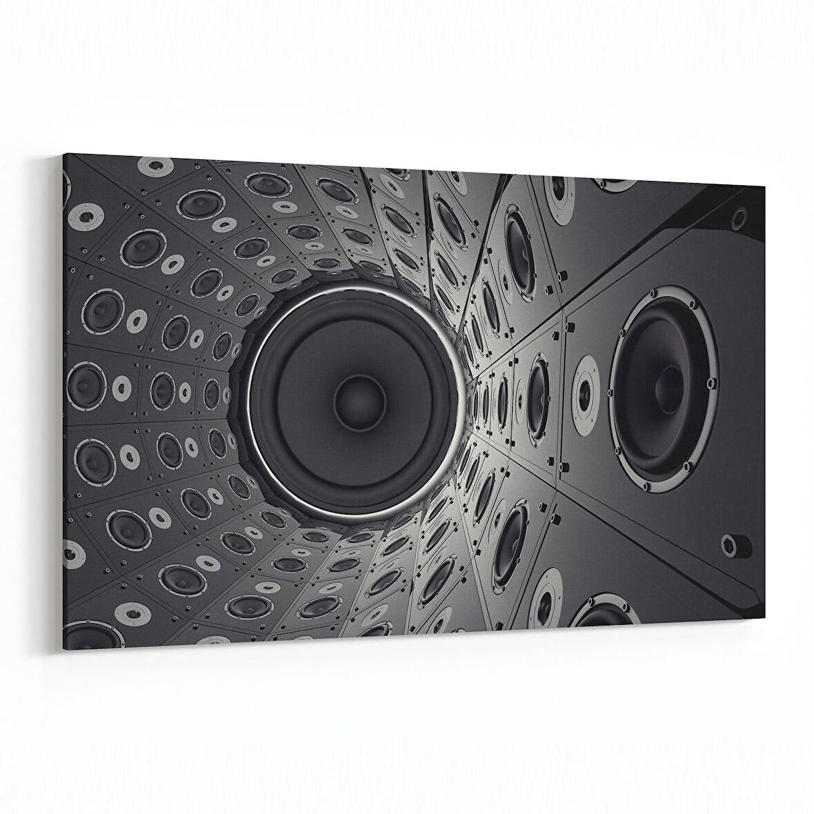 Olla 10236Y Abstract Girdap Görsel Yatay Kanvas Tablo (Ölçü: 150X100)