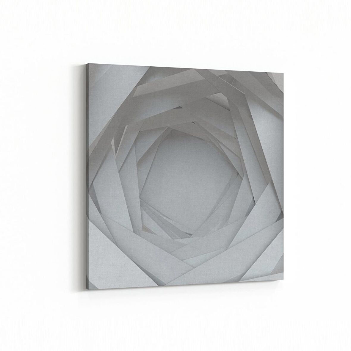 Olla 10442K Abstract Tünel Görsel Kare Kanvas Tablo (Ölçü: 25X25)
