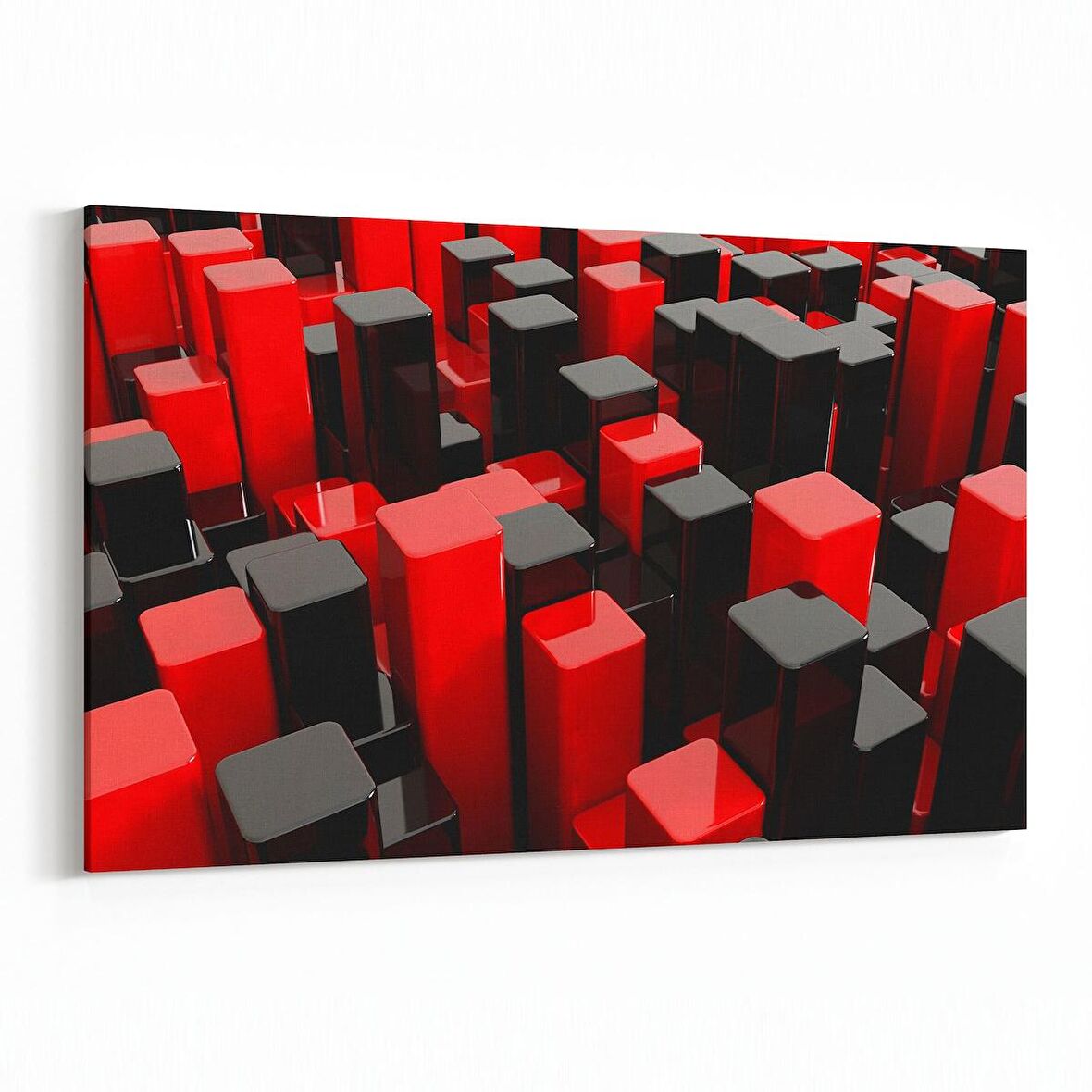 Olla 10050Y Abstract 3 Boyut Görsel Yatay Kanvas Tablo (Ölçü: 150X100)