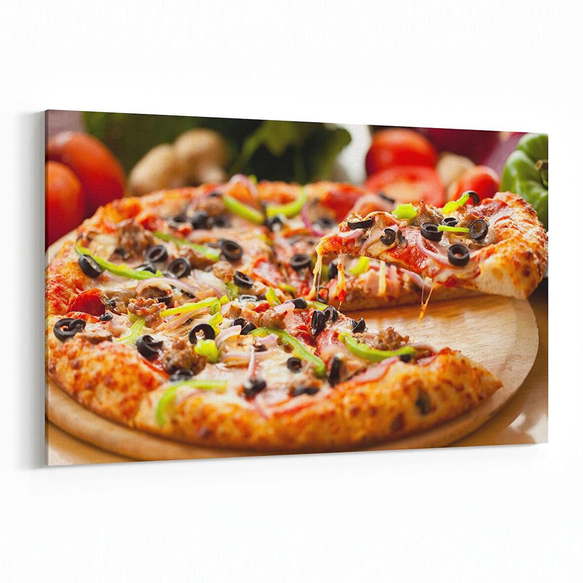 Olla 15321Y Gıda Görseli Yatay Kanvas Tablo (Ölçü: 150X100)