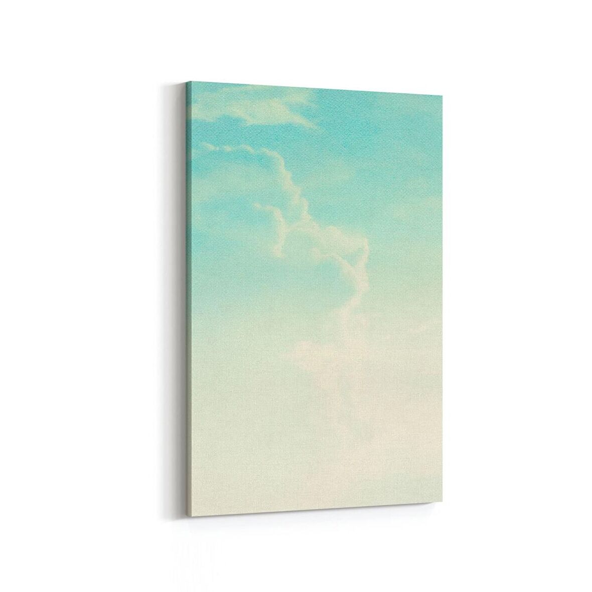 Olla 15430D Gökyüzü Bulut Görseli  Dikey Kanvas Tablo (Ölçü: 70X105)